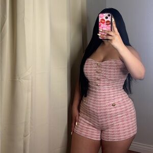 Brunch With You Tweed Romper